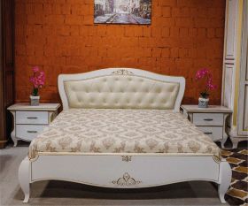 Кровать Аврора 1,8м ( белое покрытие RAL)