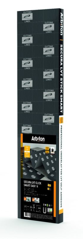Подложка гармошка Arbiton Secura LVT Click Smart Easy N 1 мм модифицированный XPS/PET