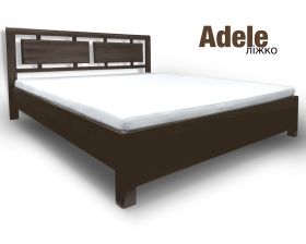 ліжко Adele (brown), ясень, двоспальне, спальне місце 160 х 200