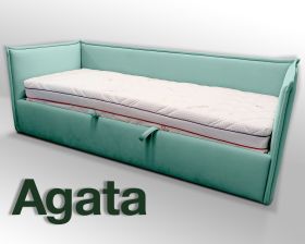 ліжко, Agata, односпальне з підйомним механізмом, спальне місце 800 х 200