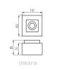 Светильник точечный STOBI DLP 50-B, GU10, IP20, черный, Kanlux 26830 - фото 4