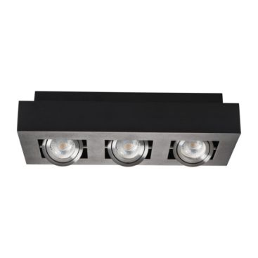 Светильник точечный STOBI DLP 350-B, 3xGU10, IP20, черный, Kanlux 26834