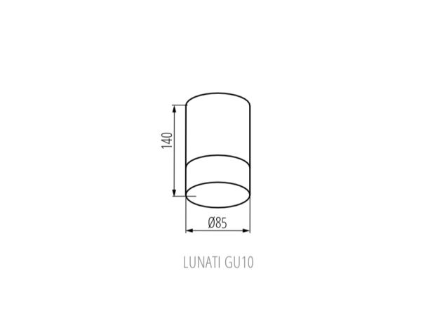 Светильник точечный LUNATI GU10 W, IP20, белый, Kanlux 29040 - фото 3