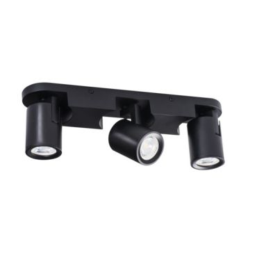Светильник спот LAURIN EL-3I B, 3xGU10, IP20, черный, Kanlux 29125