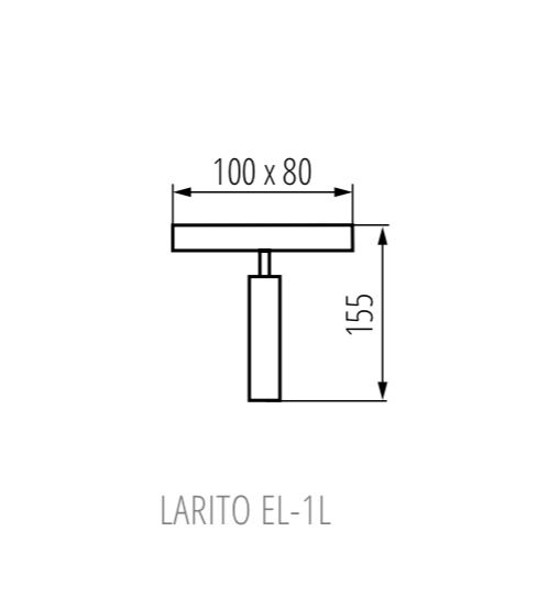 Светильник спот LARITO EL-1L-W, GU10, IP20, белый, Kanlux 28770 - фото 3