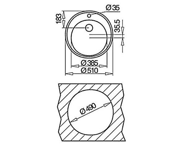 Кухонна мийка Teka CENTROVAL 45 (10111018) нержавіюча сталь - фото 3