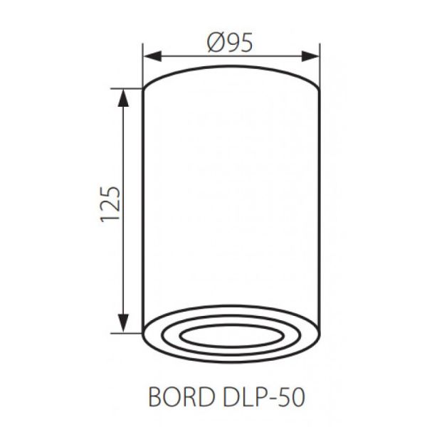 Светильник точечный BORD DLP-50-W, GU10, IP20, белый матовый, Kanlux 22551 - фото 5