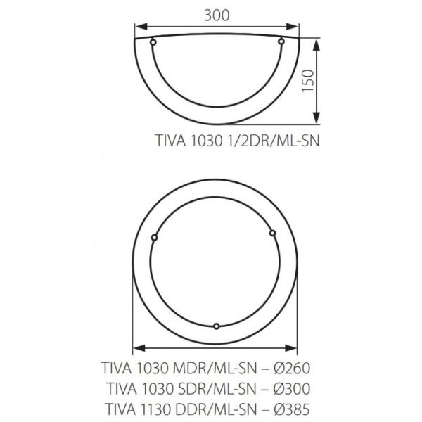 Светильник потолочный TIVA 1130 DDR/ML-OL, 2хE27, IP20, ольха 70717 - фото 3