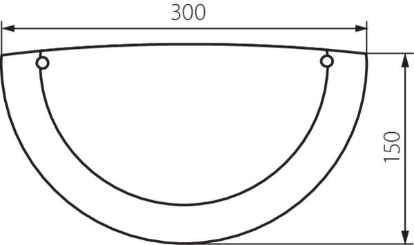 Светильник настенный TIVA 1030 1/2DR/ML-OL, E27, IP20, ольха, 70747 - фото 2
