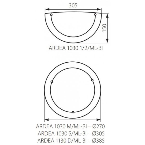 Светильник потолочный ARDEA 1130 DG/ML-SR, 2xE27, IP20, хром, 70756 - фото 3