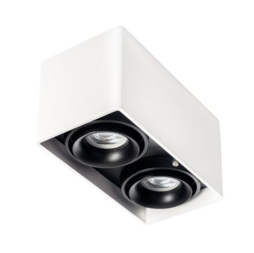 Светильник FASHION 2 ED G2-GU10 White&Black IP20 03368W/B