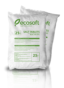 Таблетована сіль Ecosoft 25 кг (KECOSIL)