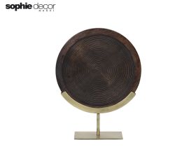 Статуетка KAMUDI 35x12x47 см, дерево, коричневий-антична бронза