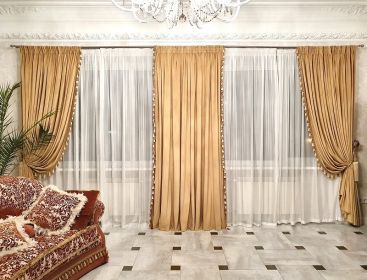 Шторы бархатные классикие 