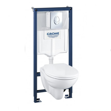 Инсталляционная система с подвесным унитазом GROHE Solido 4 в 1 