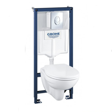 Инсталляционная система с подвесным унитазом GROHE Solido 4 в 1 