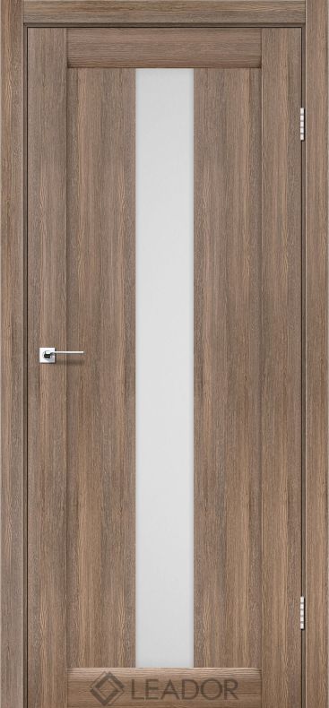 Дверь межкомнатная BARI_GRAY WOOD_WHITE SATIN