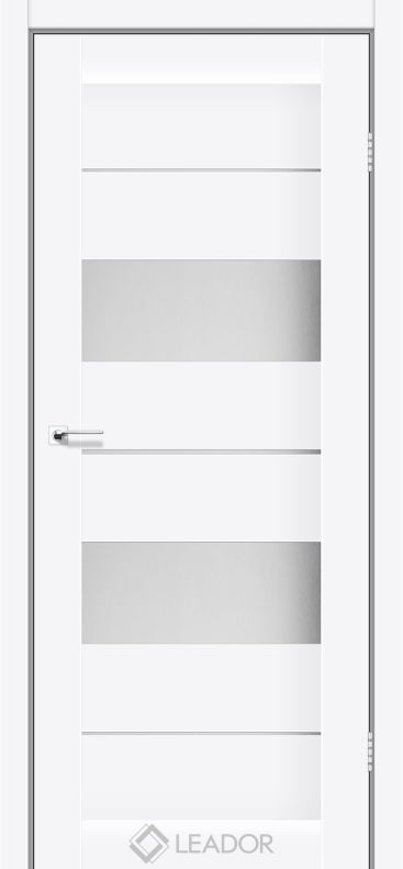 Дверь межкомнатная CANNELI_WHITE _MAT_WHITE_ SATIN_ZN 