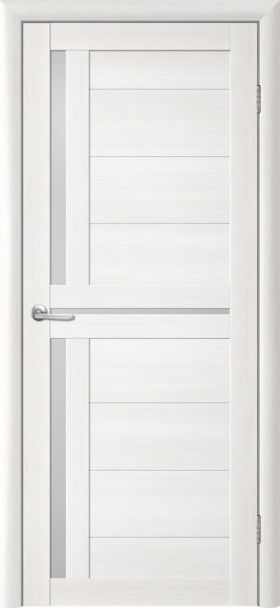 Дверь межкомнатная ALBERO Т-5_ TINA_белый (стекло сатин)