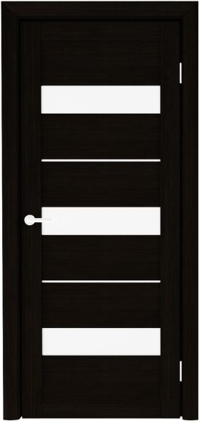 Мiжкiмнатнi дверi ALBERO Т-7_Praga темний (скло сатин)