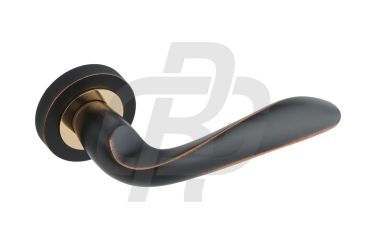 Ручки дверные Gavroche ARGENTUМ Ag–Z2 ORB PB, чорное золото.
