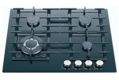 Газовая варочная поверхность Fabiano FHG 1444 VGHT Black Glass 