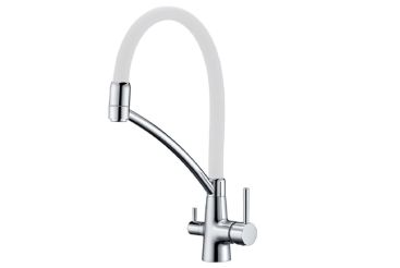 Смеситель кухонный Fabiano FKM 3110 Chrome White