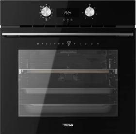 Электрический духовой шкаф + функция пицца Teka MaestroPizza HLB 8510 P (111000046) черное стекло