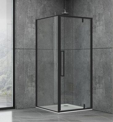 Душевая кабина Dusel DL198B DL196B Black Matt 900x900x1900