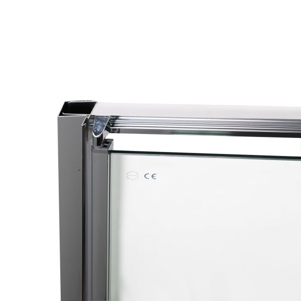 Душевая дверь в нишу Qtap Gemini CRM209.C6 90х190 см, стекло Clear 6 мм, покрытие CalcLess - фото 3