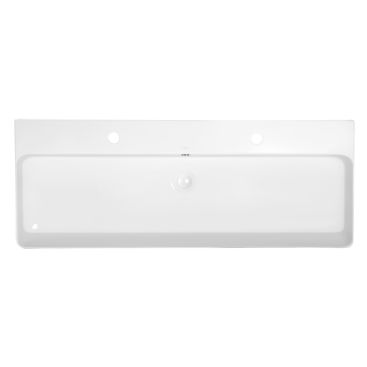 Раковина Qtap Nando 1100х420х135 White с донным клапаном QT1211K428W