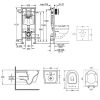 Набор инсталляция 5 в 1 Grohe Rapid SL 38827000 унитаз с сиденьем Qtap Jay QT07335176W - фото 4