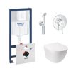 Комплект инсталляция Grohe Rapid SL 38722001 унитаз с сиденьем Qtap Jay QT07335176W набор для гигиенического душа со смесителем Grohe BauClassic 2904800S - фото 5