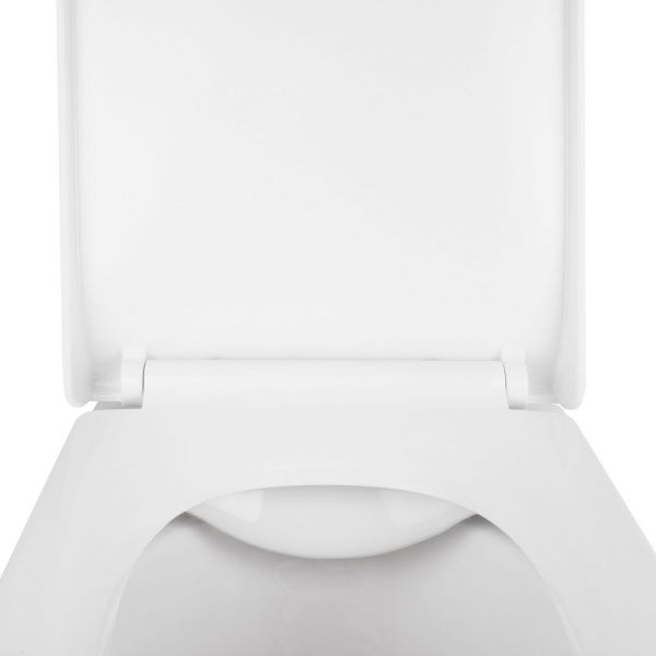 Унитаз подвесной Qtap Tern безободковый с сиденьем Soft close QT1733052ERW