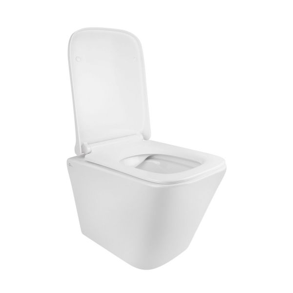 Унитаз подвесной Qtap Tern безободковый с сиденьем Soft-close QT1733052ERW - фото 3