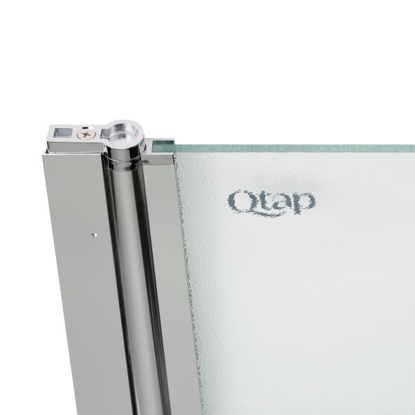 Штора на ванну Qtap Standard CRM407513APL стекло Pear 6 мм, 75х130 см, левая - фото 2