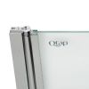 Штора на ванну Qtap Standard CRM407513APL стекло Pear 6 мм 75х130 см левая - фото 2