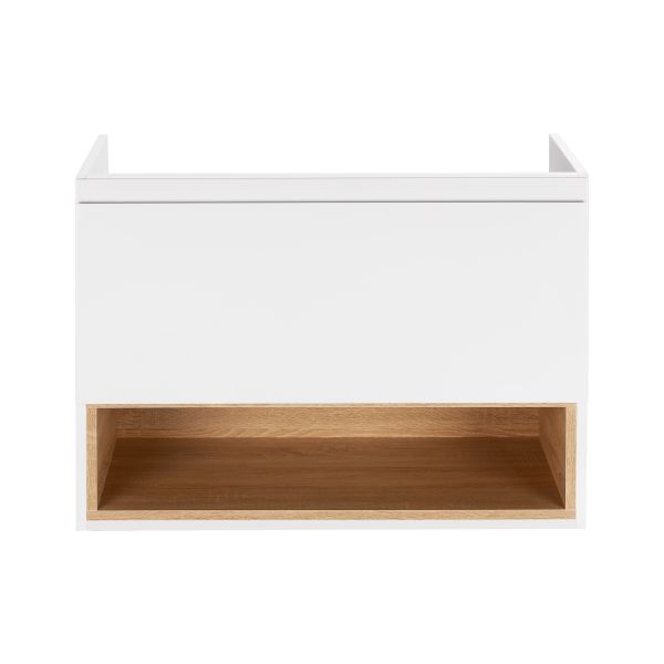 Тумба подвесная Qtap Robin 800х580х437 White/Whitish oak QT1374TPВ8001WWO - фото 2