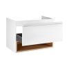 Тумба подвесная Qtap Robin 800х580х437 White/Whitish oak QT1374TPВ8001WWO - фото 3