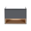 Тумба подвесная Qtap Robin 700х580х437 Graphite/Whitish oak QT1374TPВ7002GWO - фото 2