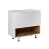 Тумба напольная Qtap Robin 700х616х437 White/Whitish oak со столешницей QT1380TNН7001WWO - фото 5