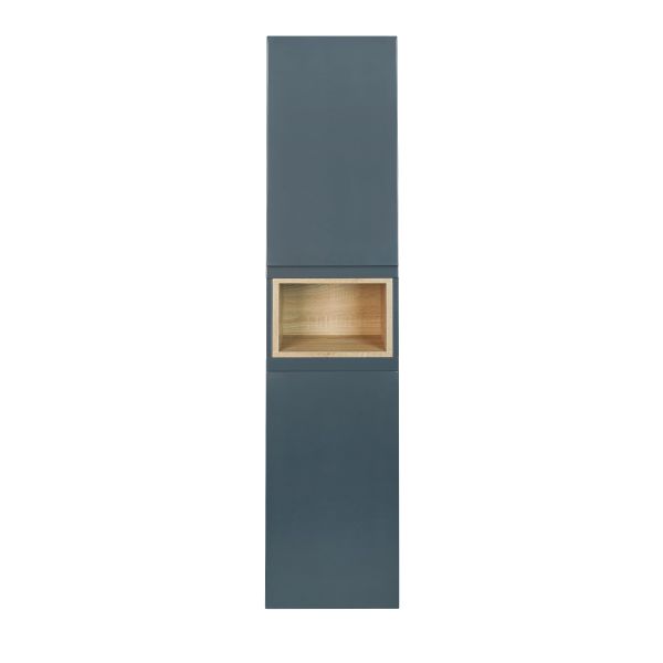 Пенал подвесной Qtap Robin 350х1650х316 Graphite/Whitish oak QT1376PP1652RGWO - фото 3