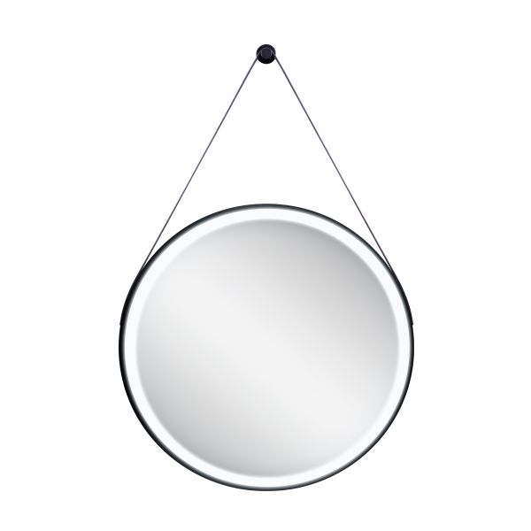 Зеркало Qtap Robin R600 Black с LED-подсветкой QT13786502B - фото 2