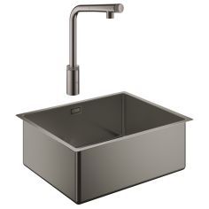 Набор Grohe мойка кухонная K700 31574AL0 смеситель Minta Smartcontrol 31613A00
