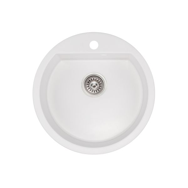 Кухонная мойка Qtap CS D510 White (QTD510WHI650) - фото 5