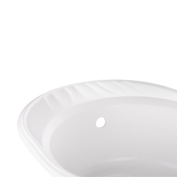 Кухонная мойка Qtap CS 6151 White QT6151WHI650 