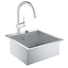Набор Grohe мойка кухонная K800 31583SD0 смеситель Minta 32918000