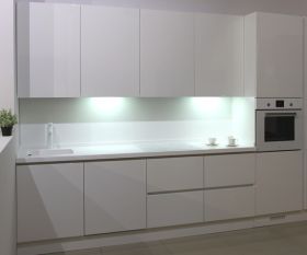 Кухня белая в современном стиле от Textura № 02