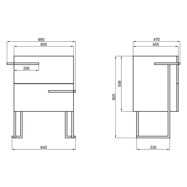 Тумба напольная Qtap Taurus 600х800х437 Whitish oak QT2473TNT603WO - фото 4