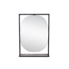 Зеркало Qtap Taurus 600х850х140 Black/Whitish oak с LED-подсветкой QT2478ZP600BWO - фото 2